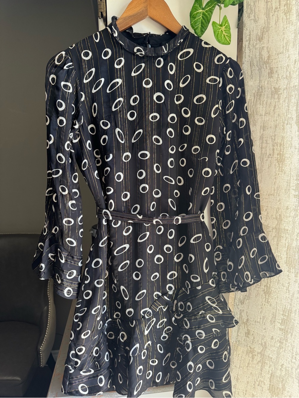 SALONI Marissa Silk Mini Dress